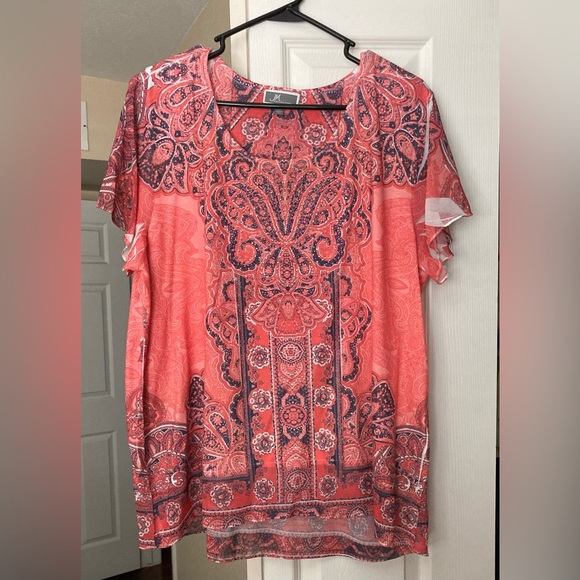 JM short sleeve flowing top - Picture 1 of 3